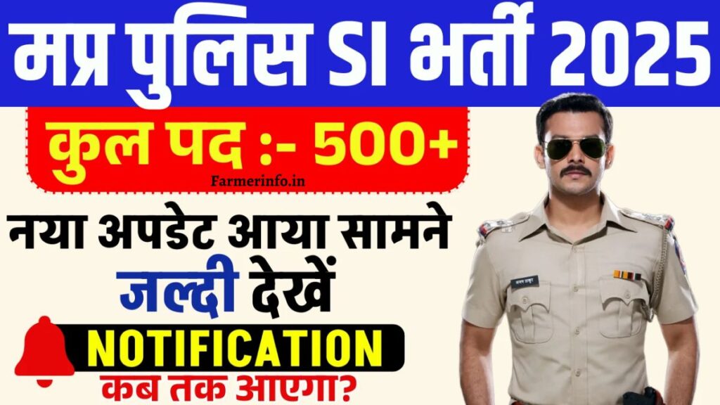 MP Police SI Vacancy 2025 : Notification will be issued soon for the posts of MP Sub Inspector, see full information here